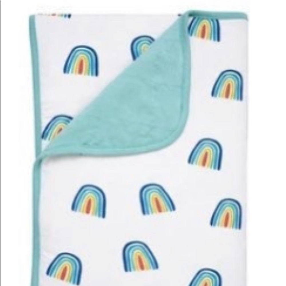 Jade Rainbow Toddler Blanket - Picture 1 of 2